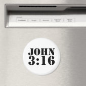 JOHN 3:16 Magnet for fridge or car  (In Situ (Lave-vaisselle))