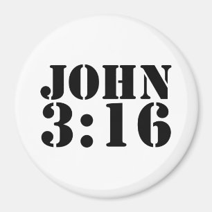 JOHN 3:16 Magnet for fridge or car Magneet