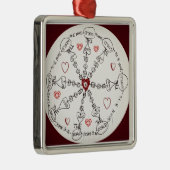 John 3:16 Mandala Metalen Ornament (Rechts)