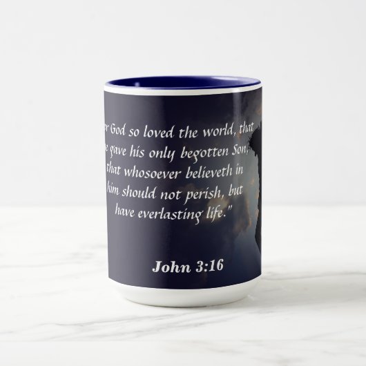 John 3:16 mug (Centre)