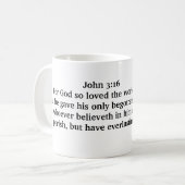 John 3:16 Mug (Devant gauche)