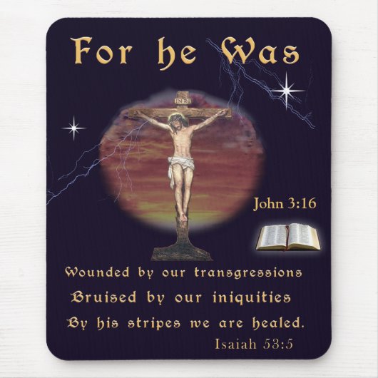 John 3:16 muismat (Voorkant)