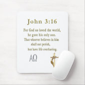 John 3:16 muismat (Met muis)