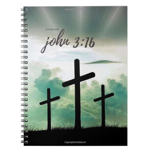 John 3:16 notitieboek (Voorkant)