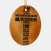 John 3:16 Ornament (Rechts)