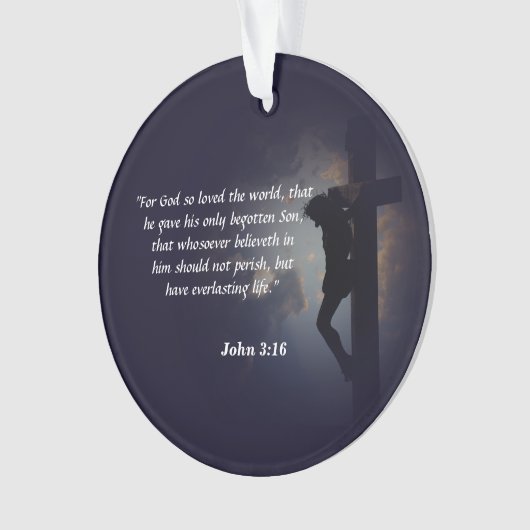 John 3:16 ornament (voorkant)