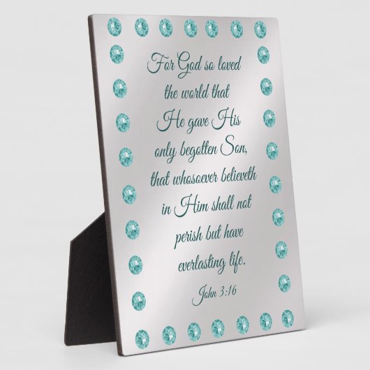 John 3:16 Plaque (Côté)