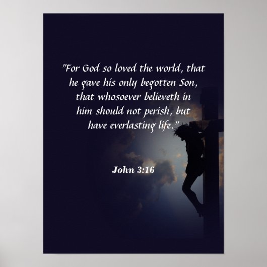 John 3:16 poster (Voorkant)