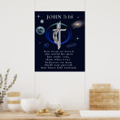 John 3:16 poster (Keuken)