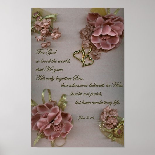 John 3:16 poster (Voorkant)