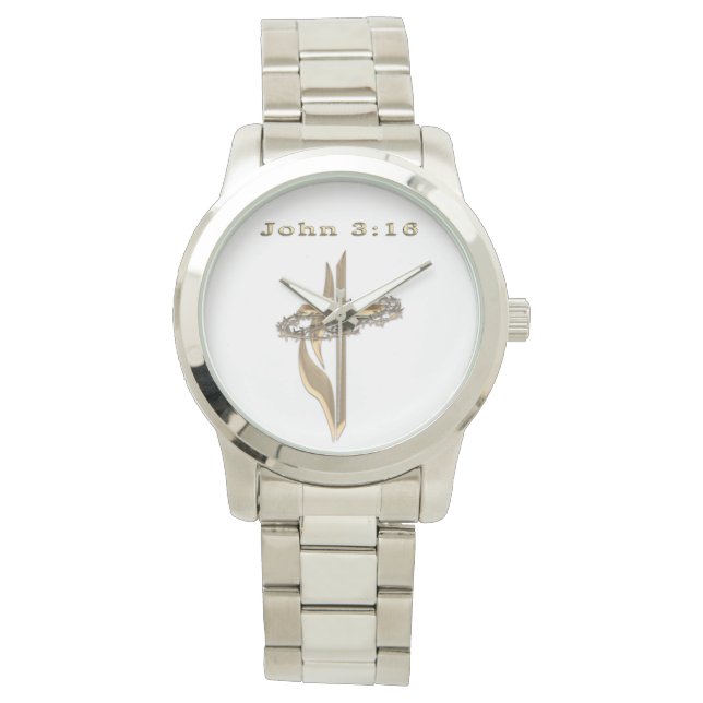 John 3:16 punten horloge (Voorkant)