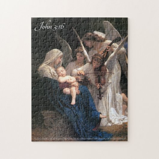 John 3:16 Puzzle Legpuzzel (Verticaal)