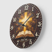 John 3:16 Radiant Scripture Grote Klok (Hoek)