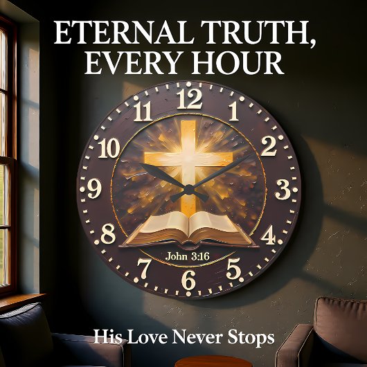John 3:16 Radiant Scripture Grote Klok