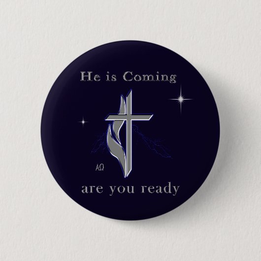 John 3:16 ronde button 5,7 cm (Voorkant)