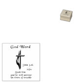John 3:16 	rubberstempel (Gestempeld)