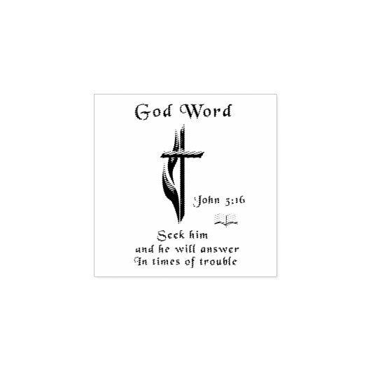 John 3:16 	rubberstempel (Afrduk)