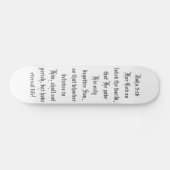 John 3:16 Schaats board Skateboard (Horizontaal)