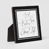 John 3:16 script fotoplaat (Voorkant)