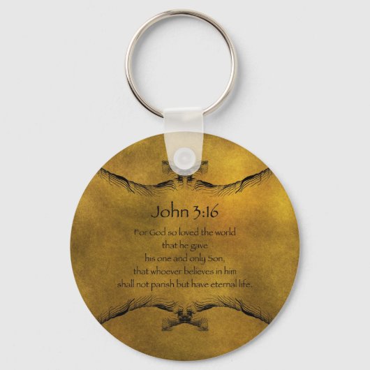 John 3:16 sleutelhanger (Voorkant)