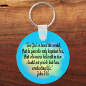John 3:16 sleutelhanger (Voorkant)