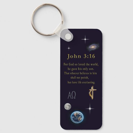 John 3:16 sleutelhanger (Voorkant)