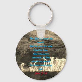 John 3:16 Sleutelhanger van de Bijbelse scripture 