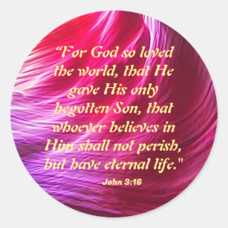 John 3:16 Sticker