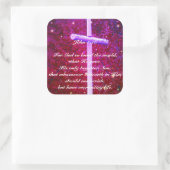 John 3:16 Sticker de luciole de la Croix-chrétienn (Sac)