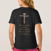 John 3:16 t-shirt (Achterkant)