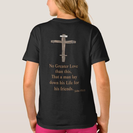John 3:16 t-shirt (Achterkant)