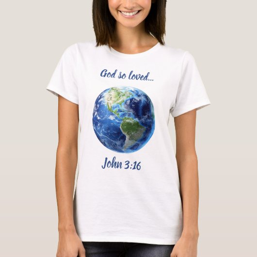 John 3:16 T-shirt (Voorkant)