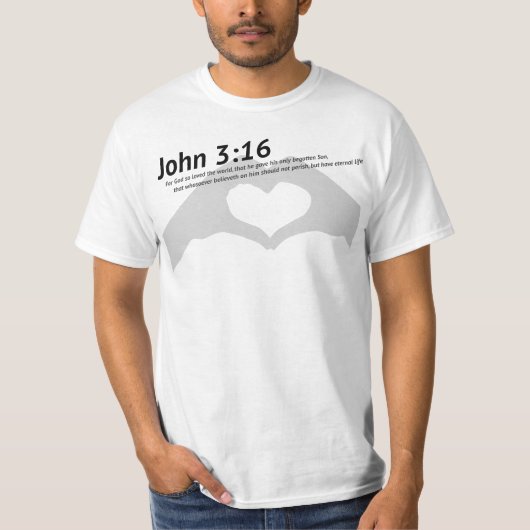 John 3:16 T-shirt (Voorkant)