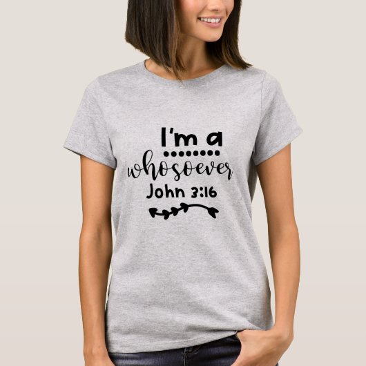 John 3:16 t-shirt (Voorkant)