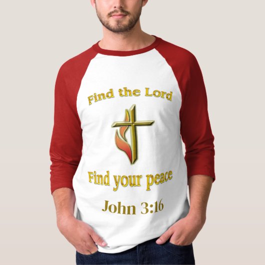 John 3:16 t-shirt (Voorkant)