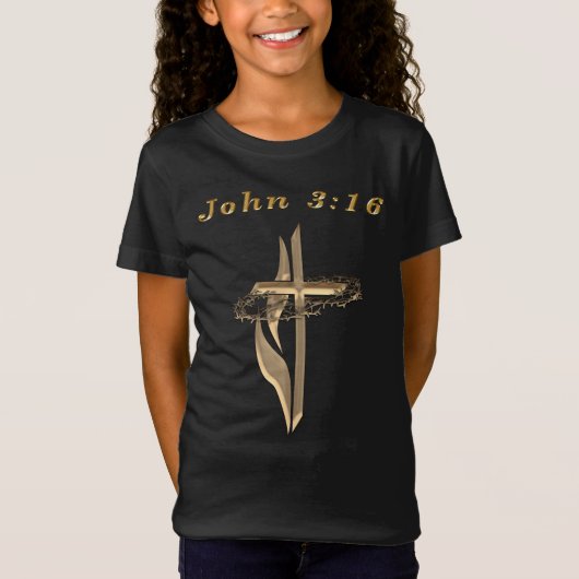 John 3:16 t-shirt (Voorkant)