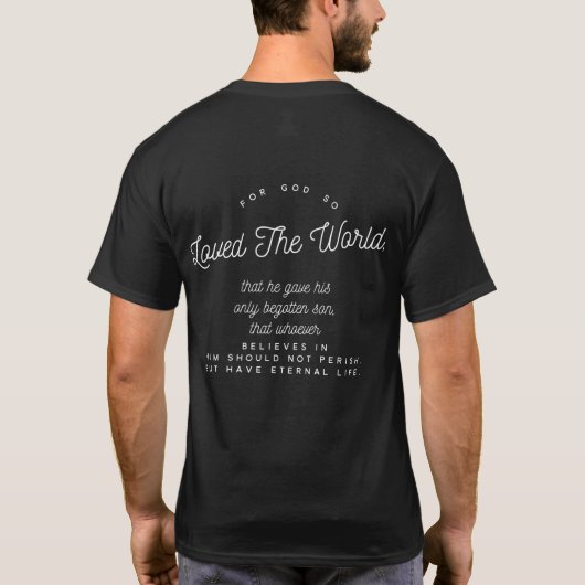 John 3:16 T-shirt Verse Bible (Dos)