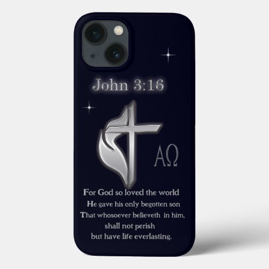 John 3:16 t-shirts Case-Mate iPhone case (Achterkant)