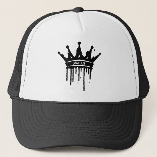John 3:16 Trucker Hat Pet (Voorkant)