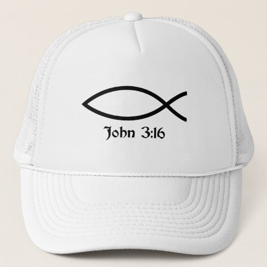 John 3:16 trucker pet (Voorkant)