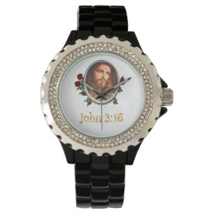 John 3:16 Womans-horloges Horloge