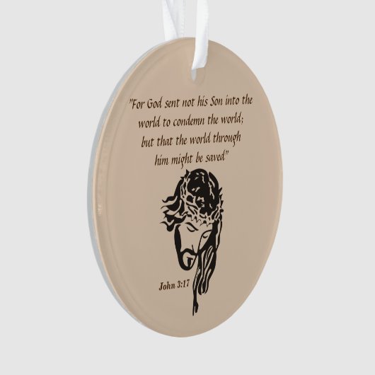 John 3:17 ornament (voorkant)