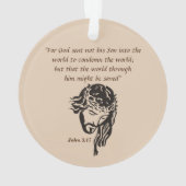 John 3:17 ornament (achterkant)