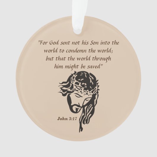John 3:17 ornament (voorkant)