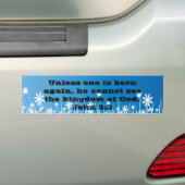 John 3:3 bumpersticker (Op auto)