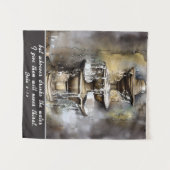 John 4:14 Wie het water drink dat ik bijbel geef Wandkleed (Voorkant (horizontaal))