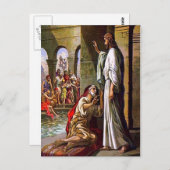 John 5:1-15 Reprenez votre carte postale Mat and W (Devant / Derrière)