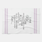 John 635 Brood van het Inspirerend van Life Lavend Theedoek (Horizontaal)