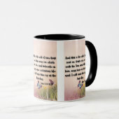 John 6:40 KJV Bible Verse Pic Mug à deux tons (Devant droit)