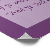 John 8:31, 32 Manuscript Poster (Hoek)